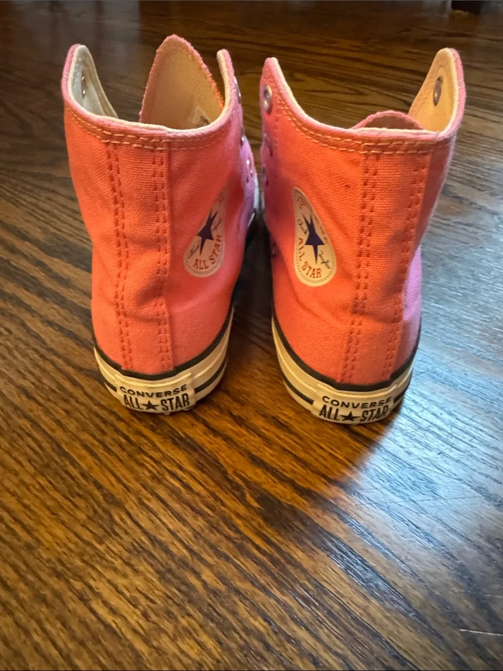 Converse Low Top Slip-On Sneakers - Pink and White